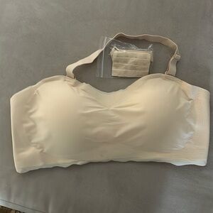 SheCurve Strapless Invisible Push Up Bra Beige. Never been worn
